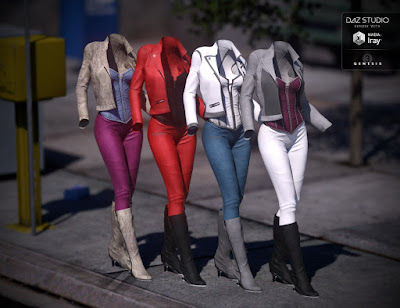 Vigilante Outfit Textures