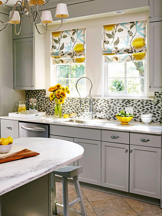 2014 Kitchen  Window Treatments Ideas  Decorating  Idea