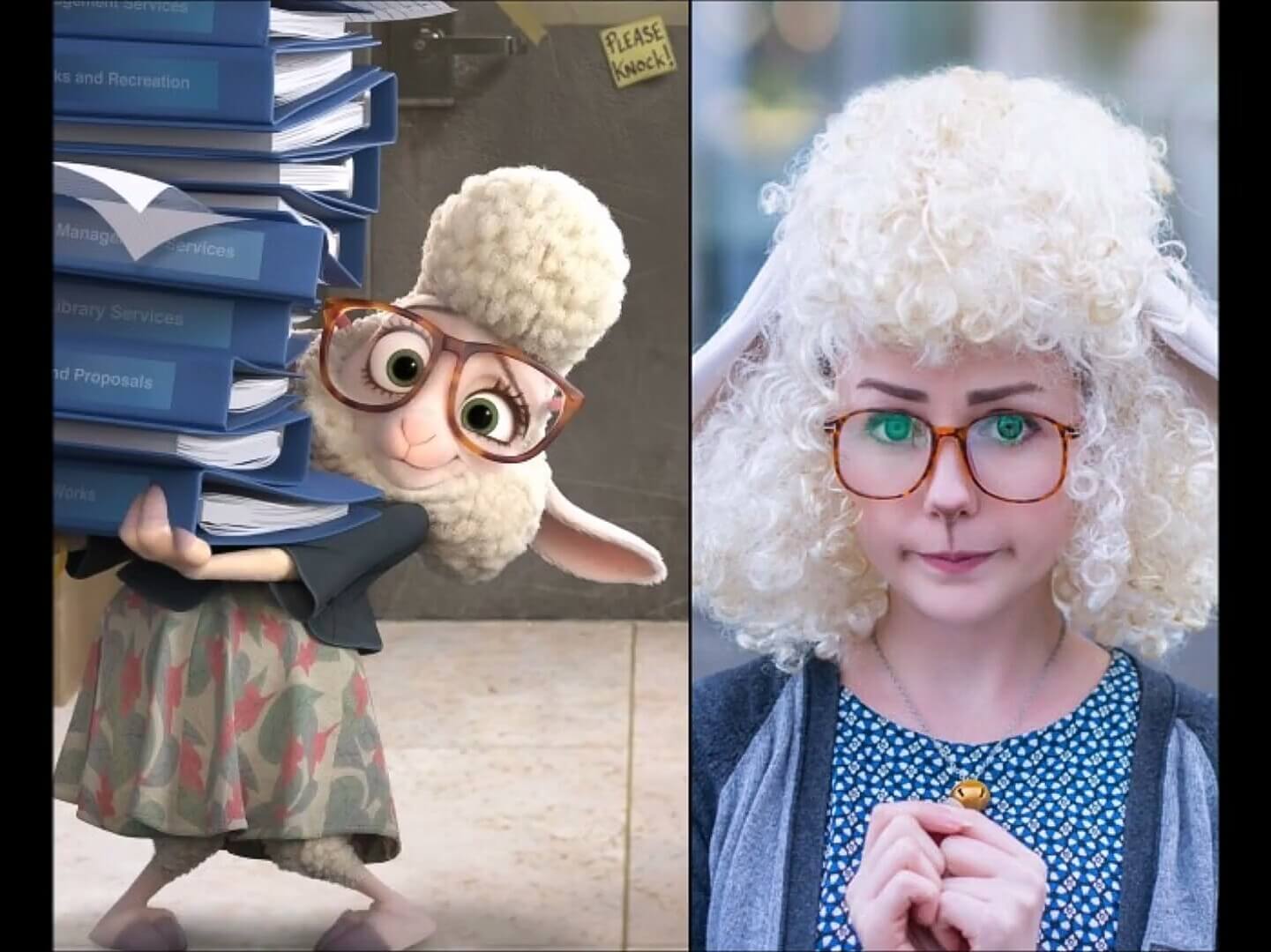20 Amazing Cosplays That Look Extremely Similar To The Original Cartoons - An adorable little lamb!
