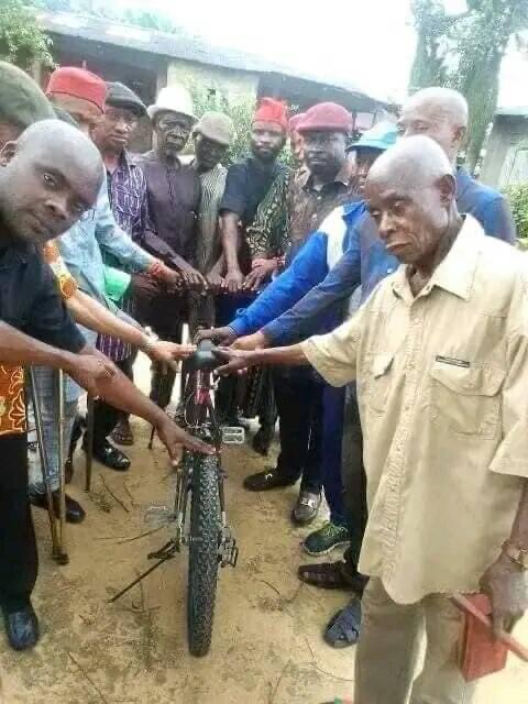  OGONI LAWMAKER DONATES BICYCLES AS SECURITY VEHICLES 