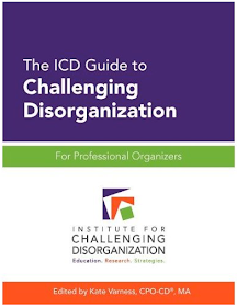 book cover - the ICD Guide to Challenging Disorganization