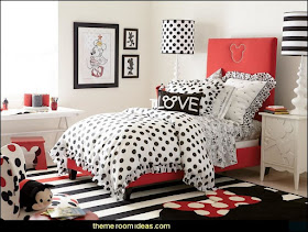 Mickey Mouse bedroom ideas - Minnie Mouse bedroom decorating - Mickey Mouse bedding - Minnie Mouse Bedding - Mickey Mouse wall decals - Mickey Mouse Comforters - Disney bedding - Disney home decor - Mickey & Friends - Mickey Mouse furniture