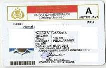 Surat ijin mengemudi