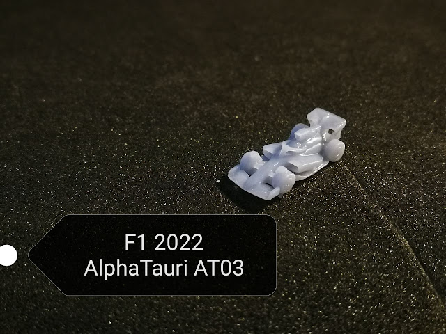 Coche Alphatauri AT03 para juego de mesa Formula D