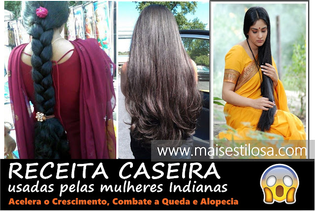 segredo do cabelo das mulheres indianas
