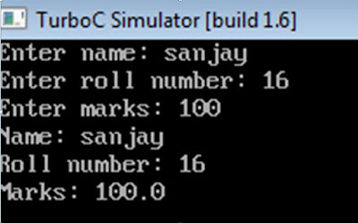  A C program to store the neme, roll no and marks of a student, write a program to store the name roll no and marks of a student, my knowledge to you dude