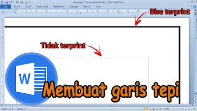 Cara Membuat Garis Tepi di Microsoft Word 2010