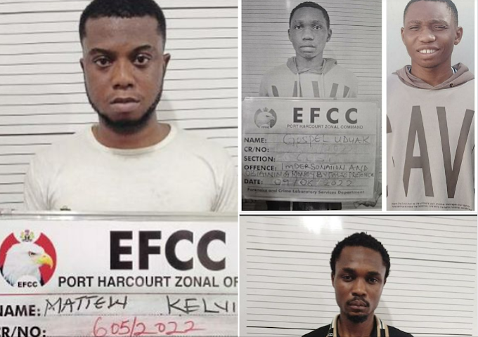 Port Harcourt Court Sends Three Internet Fraudsters to Jail