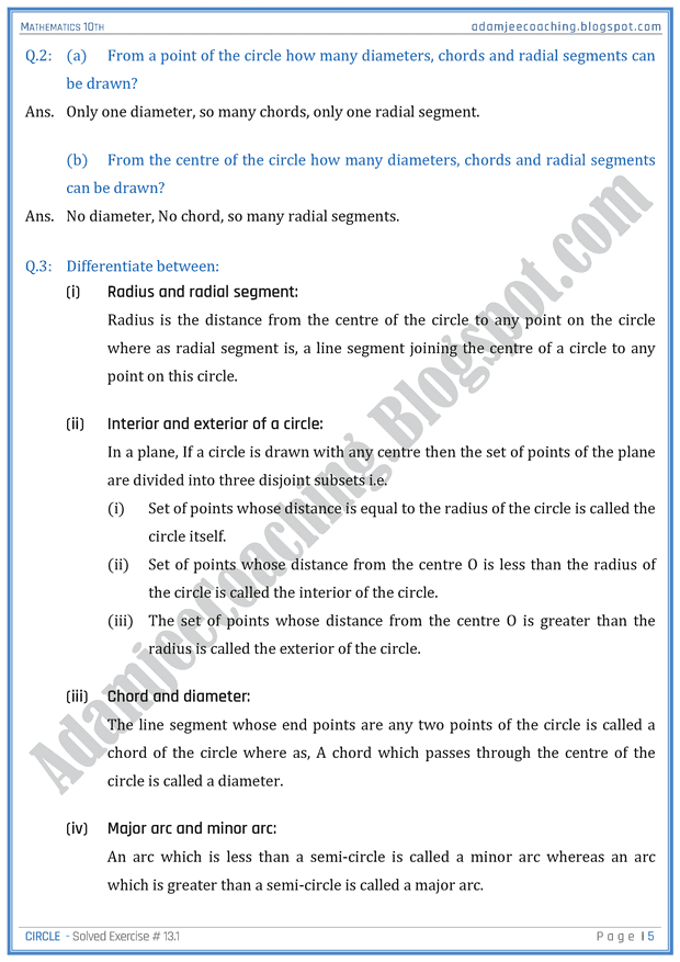 circle-exercise-13-1-mathematics-10th