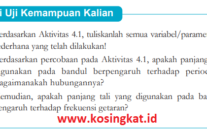 Kunci Jawaban IPA Kelas 8 Halaman 107