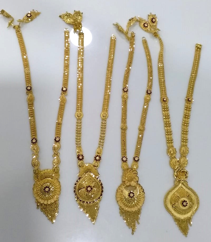 latest gold longset designs, light weight longset designs,Long USET RANIHAAR with Weight | Long Haram Necklace Designs | Long Necklase Sitahaar Uset