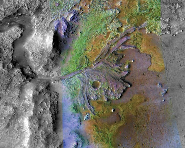  NASA has picked an ancient river delta every bit the landing site for its uncrewed Mars  For You Information - NASA picks ancient Martian river delta for 2020 rover touchdown