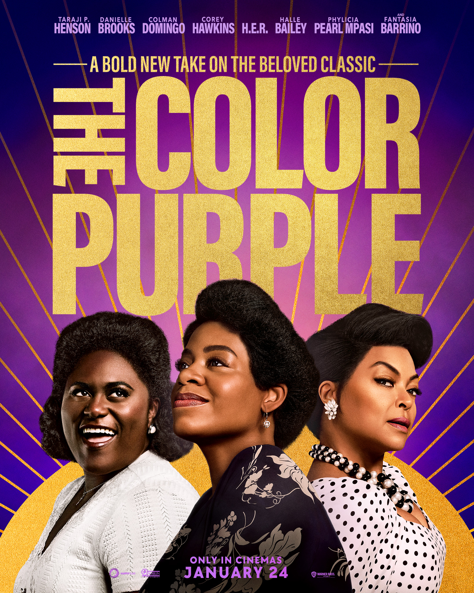 Golden Globe Nominated Film "THE COLOR PURPLE" Arrives in PH Cinemas on January 24, 2024