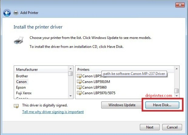 Canon PIXMA MP-237 Free Download Driver and How To Install ...