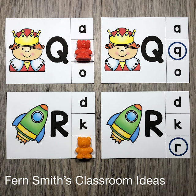 Clip Here to Grab These Alphabet Matching Clip Cards with a NEW FREE Digital Easel Online Activity for Your Class Today!