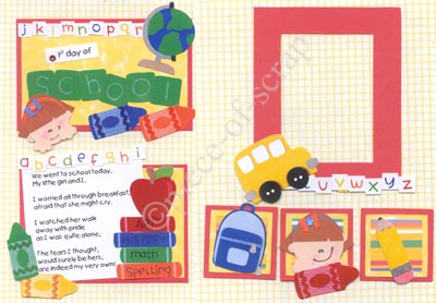 School Scrapbook Ideas Using Moxxie