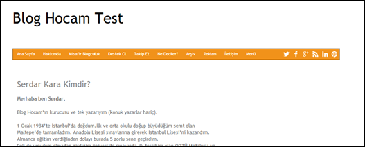 Blogger için minimal süper menü