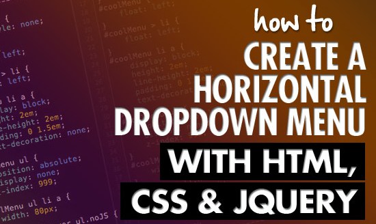 Cara praktis membuat drop down menu dengan CSS
