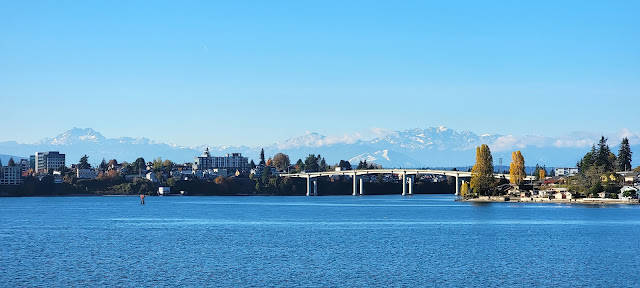 Beautiful Bremerton and the Olympic Mountains