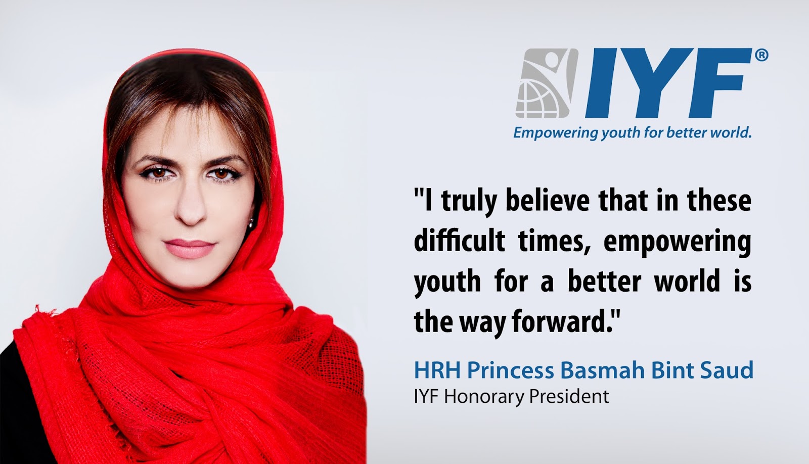 HRH Princess Basmah bint Saud, IYF Honorary President