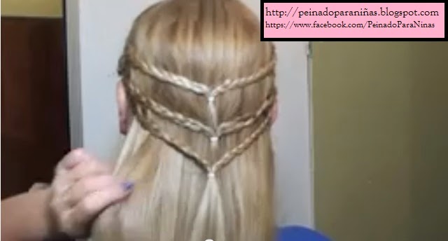 TRENZAS FÁCILES EN PEINADOS PARA NIÑAS vía http://xn--peinadoparanias-brb.blogspot.com/2014/03/trenzas-faciles.html