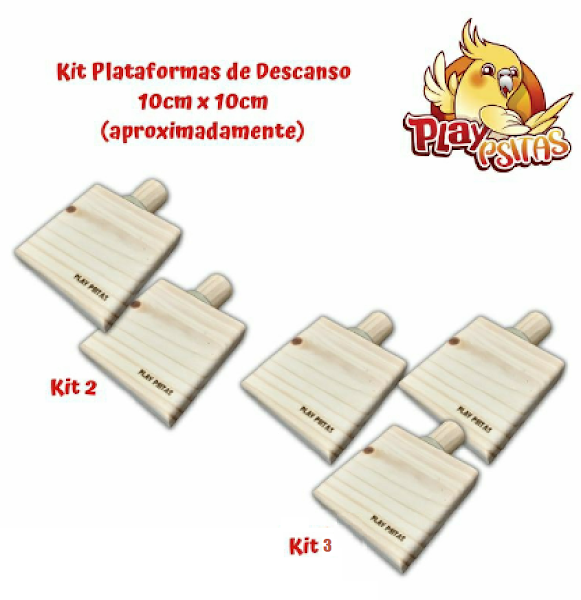 Kit Plataformas de Descanso/Multi-uso em Madeira