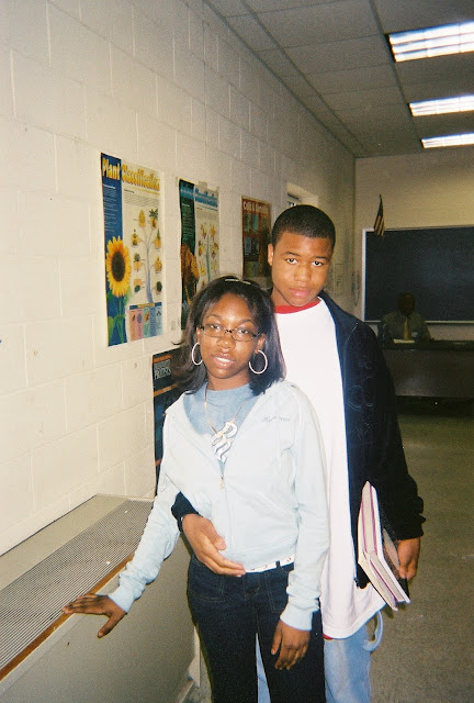 In highschool with my nigga Greg