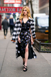 Katherine McNamara Classy Fashion In NYC