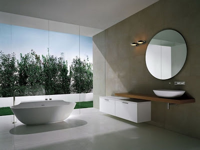 Modern Minimalist Home Interior - Bathroom Design and Ideas