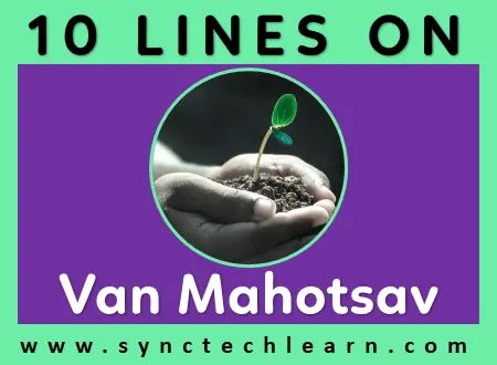 10 lines on van mahotsav in english