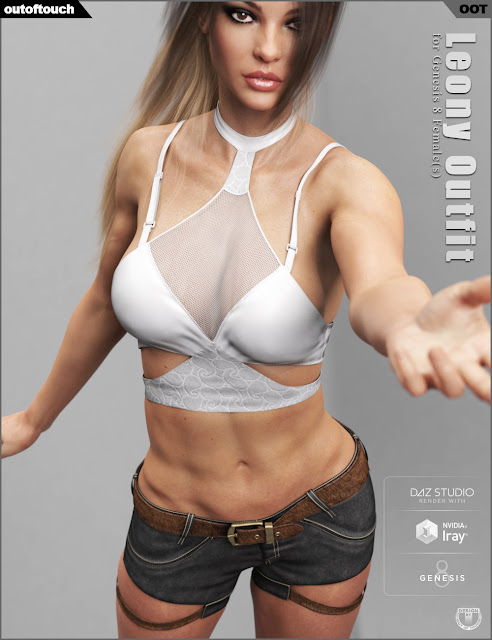 Leony Outfit for Genesis 8 Female