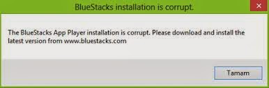 Bluestacks Installation Is Corrupt Hatası Çözümü