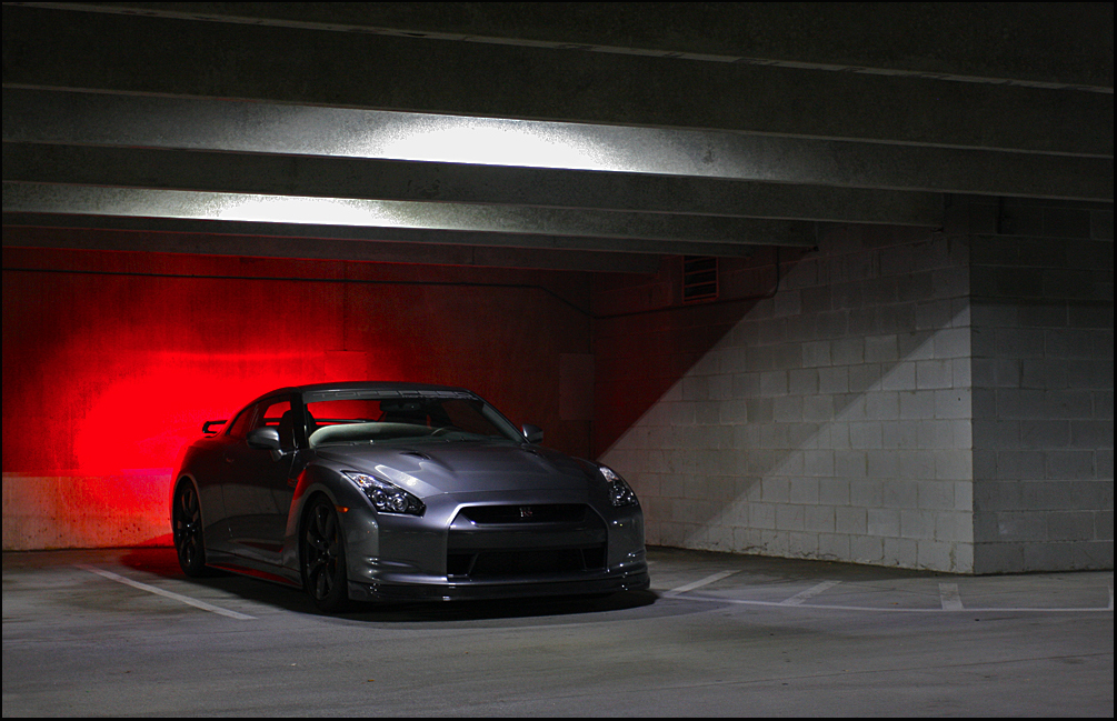 Nissan R35 GTR which will compete in Brock Yates' OneLap of America