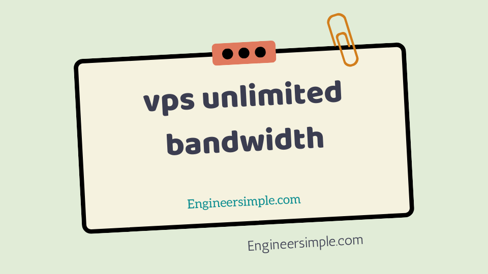 vps unlimited bandwidth