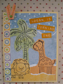 One Year Old Card