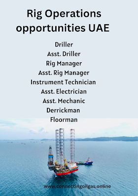 Rig Operations opportunities UAE 