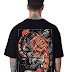 LEOTUDE Half Sleeve Oversized Tshirt for Men