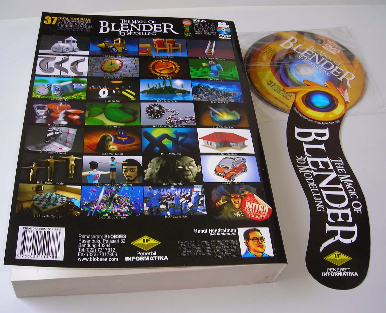  Buku  Blender  3D  Terlengkap Tutorial Bahasa Indonesia Buku  