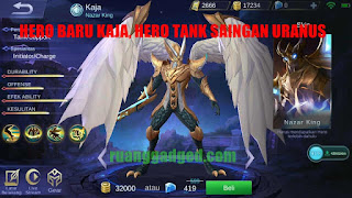  tepatnya bulan April Mobile legends kembali kedatangan hero terbaik nya di server Advance Bakal Menjadi Tank Terkuat! Inilah Kaja, Hero Baru Mobile Legends