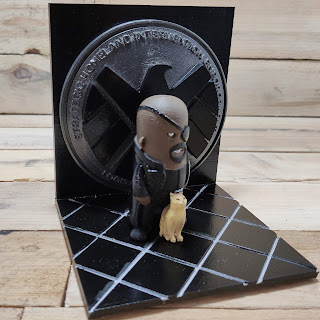 Nick Fury Agent of Shield 3d Printed Diorama