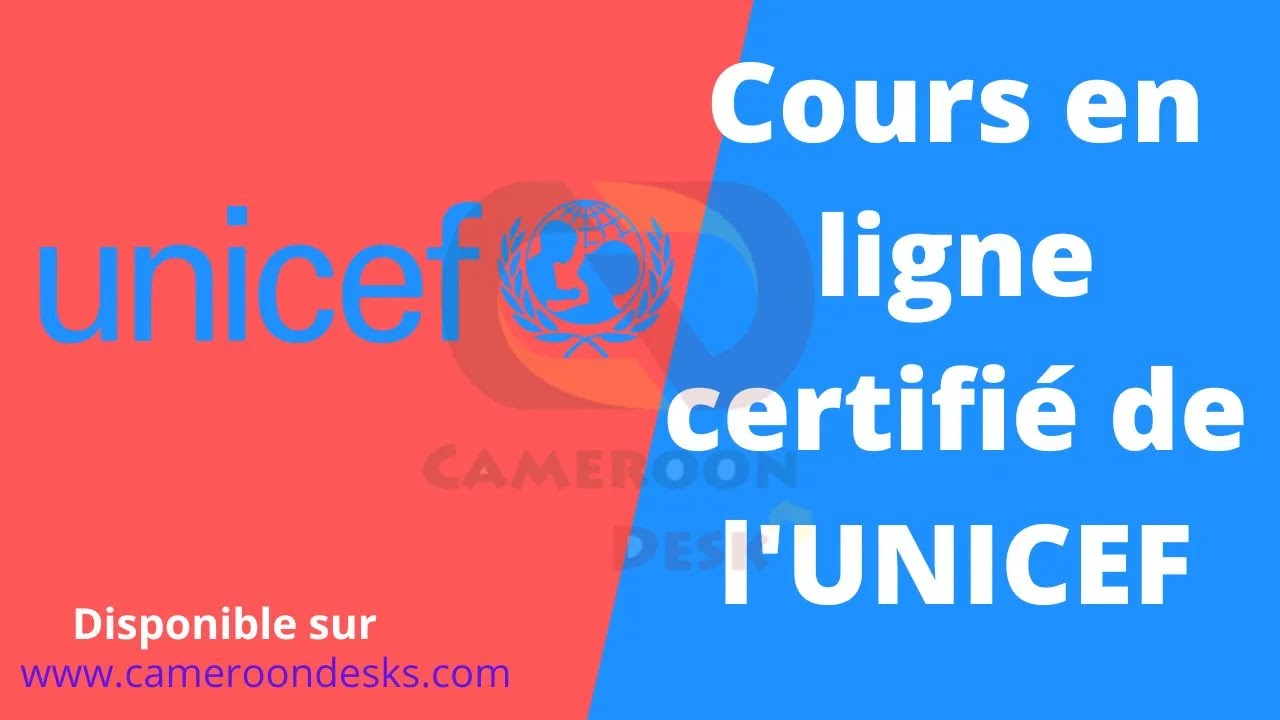 Cours en ligne gratuits avec certifications de l'UNICEF