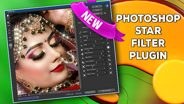 Adobe Photoshop Star Filters plugins !! How to make Jewellery Shining