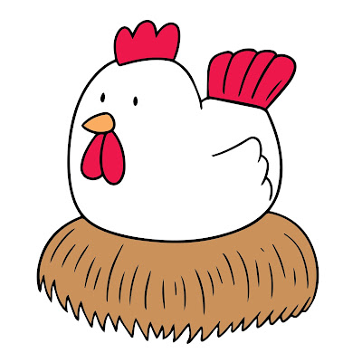 50+ Pencil sketch and Cartoon Images of Chicken