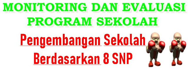 Komponen Yang Dimonev (dimonitoring Supervisi Evaluasi) Dalam Standar Penilaian Sekolah