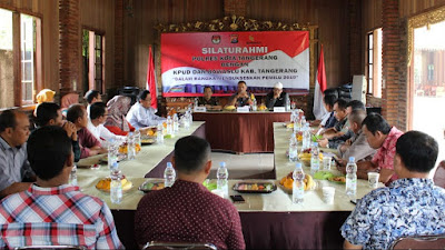 Jelang Pemilu 2019, Polresta Tangerang Silaturahmi Bersama KPU dan Bawaslu
