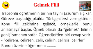 Gelmek Fiili - Öğrenci Öğretmen Fıkraları - Komikler Burada