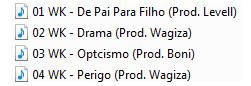 WK - TrackList
