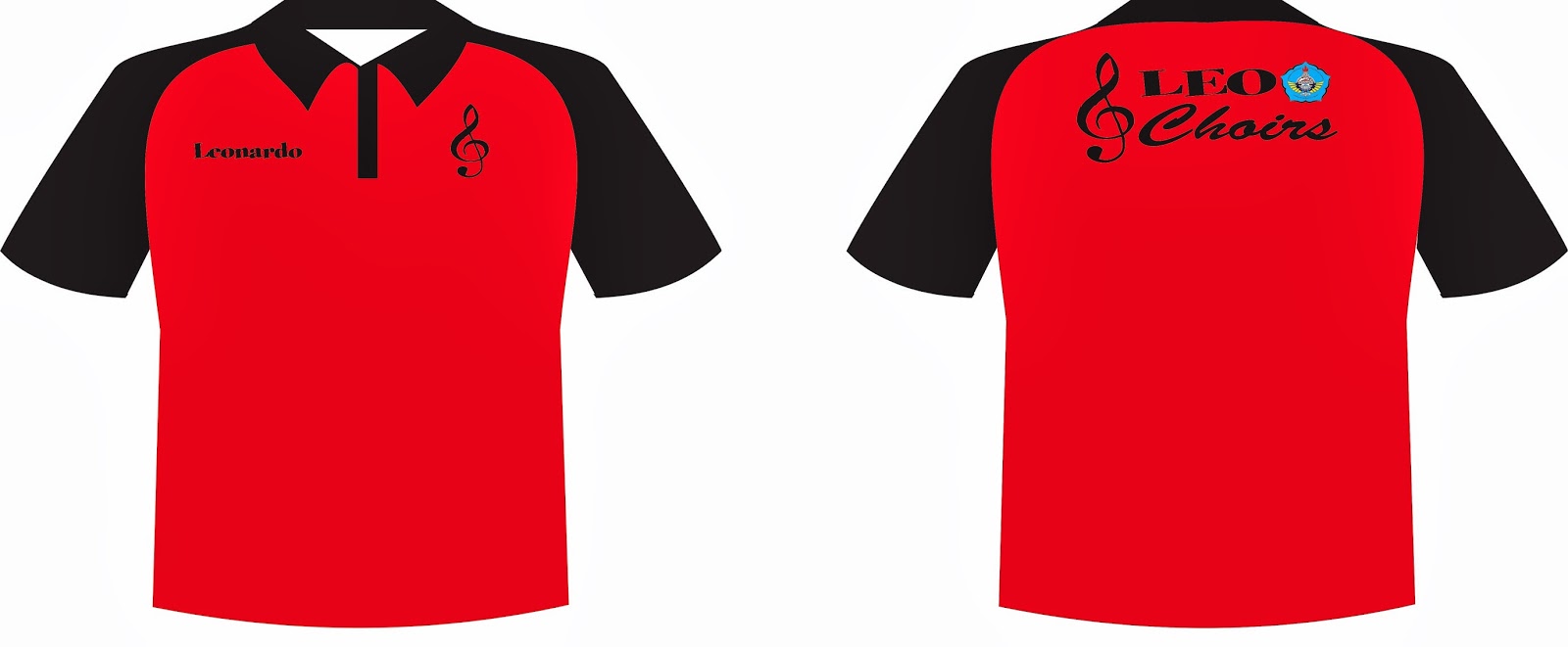 Hanung s World Contoh Desain Baju Polo  Shirt Kelompok 