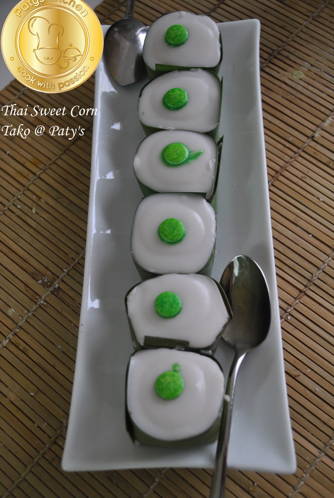 PATYSKITCHEN: THAI SWEETCORN TAKO / KUIH TAKO JAGUNG THAI