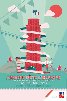 Affiche d'Angers fête l'Europe avec les Vendredis du Caveau
